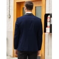 thumbnail image 5 of COOFANDY Mens Slim Fit Stylish Casual One-Button Suit Coat Jacket Business Blazers, 5 of 6