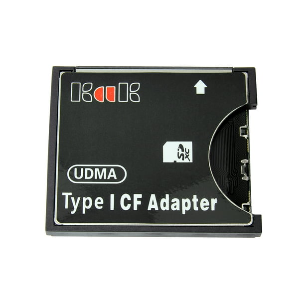 Adaptateur de carte SD vers CF Amdohai Convertisseur de carte SD vers  Compact Flash Type I Lecteur de carte mémoire Prise en charge de la carte  SD WiFi 