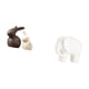 thumbnail image 5 of Estatua de cerámica,Juego de estatuas de cerámica para decoración de mesa de oficina en casa,Figuras para TV,decoración,bodas,manualidades,regalos,Figura de elefante,Estatua de, 5 of 8