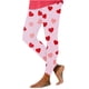 thumbnail image 1 of TaTaai Valentine's Day Heart Print Elastic Breathable Women High Waisted Tight Yoga Leggings Non-see-through Gym Workout Activewear Casual Daily Full Length Pants Gift, 1 of 7