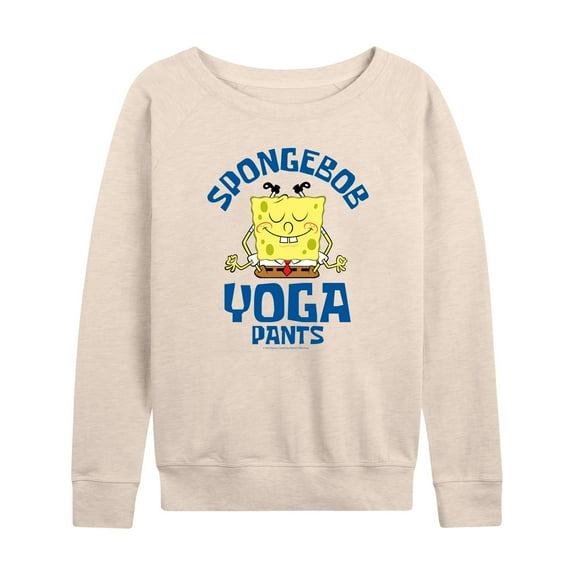 SpongeBob SquarePants - Yoga Pants - Women's Lightweight French Terry Long Sleeve Shirt