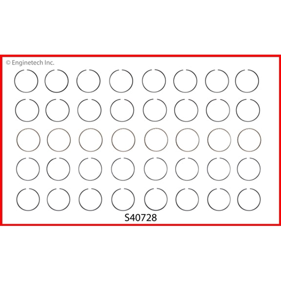 RINGS GM 6.2L 376 OHV SUP