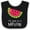 Black and White, variant on Inktastic I'm One in a Melon Watermelon Humor Boys or Girls Baby Bib