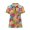 Tropical Hibiscus Floral Print, variant on CHAQLIN Bee Honeycomb Honey Pot Print Womens Golf Shirt for Tennis Bowling, Soft Polyester Polo Shirts Skin Friendly Breathable Golf Polo Tops