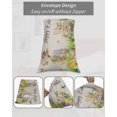 thumbnail image 6 of Easter Pillow Cases Standard Size Set of 2 - Microfiber Bed Throw Pillow Covers, Farmhouse Flowers Wreath Sheep Rabbits Duck Eggs Decorative Lumbar Pillow Cover with Envelope Closure for Sofa 20"x26", 6 of 6