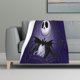 thumbnail image 1 of Manta polar de Pesadilla antes de Navidad, súper suave y acogedora, manta de franela ligera y cómoda, manta de felpa cálida para sofá, cama, 32 x 48 pulgadas, 1 of 5