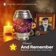 thumbnail image 5 of Yatskia Purple Petunia Urn for Ashes for Women, Memorial Keepsake Urns for Human Ashes Adult Man, Large Burial Urns for Adult Ash, (Monar 10 Inch and 3 Inch), 5 of 8