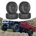 thumbnail image 2 of lanema Set of 4 Remote Control Wheel Tires for Crawlers Car Model Rubber Wheel Tires for Remote Control Accessories, 2 of 8