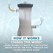 Bestway Flowclear 1,000 Gallons per Hour Swimming Pool Filter Pump