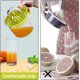 thumbnail image 4 of Exprimidor manual, exprimidor de mano multifuncional, exprimidor de lima limón con mango cómodo, exprimidor de naranja de capacidad (verde), 4 of 5