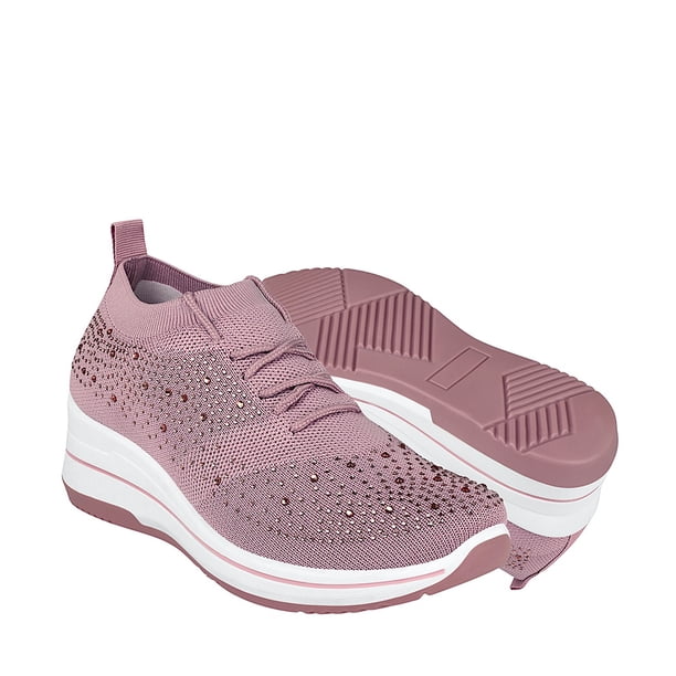 TENIS CASUALES DAMA FUROR 25017 TEXTIL ROSA
