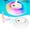 White, variant on 2026 Upgraded Floating Bluetooth Pool Speaker Waterproof LED Light Speaker, Floating Speakers with Top & Bottom Lights for Pool Bathroom Camping