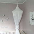 thumbnail image 4 of Injueey Tienda de campaña de estilo romántico, mosquitera transpirable y plegable, dosel de cama de poliéster fácil de instalar Juegos de cama Capa morada 7 trescientos, 4 of 6