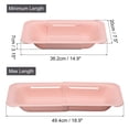 thumbnail image 2 of Unique Bargains Collapsible Colander Kitchen Over the Sink Drain Strainer Set for Fruits Vegetables Pasta 2Pcs Pink  1Pcs White, 2 of 5