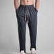 thumbnail image 1 of Pantalones largos para hombre, pantalones casuales de moda con cordones, pantalones elásticos, pantalones deportivos para hombre., 1 of 3