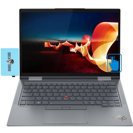 Lenovo ThinkPad X1 Yoga Gen 6 14" Touchscreen WUXGA IPS 2-in-1 Laptop (Intel i7-1185G7, 32GB RAM, 1TB SSD, Intel Iris Xe, Backlit KYB, FP, 2 Thunderbolt 4, WiFi 6, Win 11 Pro) w/Dockztorm Dock