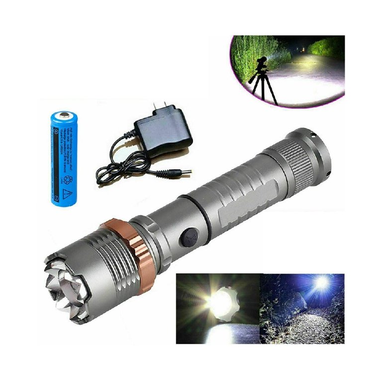 990000LM Rechargeable LED High Power Flashlight Torch Lights Lamp & Battery  Z