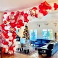 thumbnail image 3 of Kit d'Arche Guirlande de Ballons de Noël Ballons Bonbons Rouges et Blancs pour Décoration de Fond de Fête de Noël, 3 of 9