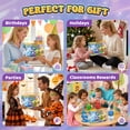 thumbnail image 6 of JOY SPOT! 8-Pack Sensory Slime Kit for Kids 3+, 3.53oz/Jar, Crystal Clear Slime with Arctic, Dinosaur, Space & Medieval Figures, Party Favors for Boys & Girls, 6 of 7