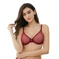 thumbnail image 2 of Sexy Lace Bra See Through Breathable Soft Underwear for Women, 2 of 5