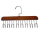 thumbnail image 2 of Colgador de corbatas perfecl de madera organizador colgante marrón oscuro para armario, 2 of 8