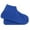 Blue, variant on Reusable Silicone Shoe Covers Non Overshoes Protectors For Rain Snow Mud Beach Hiking Outdoor Activities