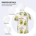 thumbnail image 5 of Fotbe Avocado Work Out Baseball Jersey Shirt for Men and Women, Casual Short Sleeves Button Down T-Shirt-3X-Large, 5 of 9