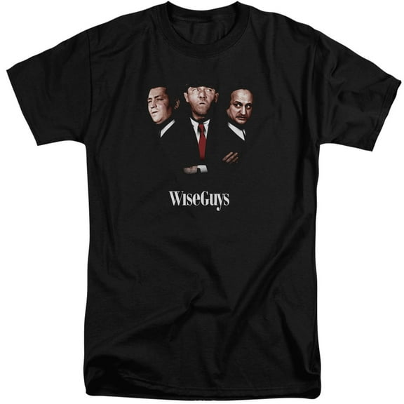 Three Stooges Wiseguys S/S Adult Tall Black