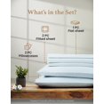 thumbnail image 3 of Juego de sábanas Good Sleep Bedding Split King de algodón egipcio, 3 of 7