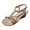 Beige, variant on Mostsola Womens Sandals Beaded Espadrilles Wedges Heels Open Toe Slingback Sandals Dress Shoes