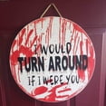 thumbnail image 5 of Fankiway The Scary Welcome Sign At The Front Door Is Decorated with Festive Door Signs and Halloween Wreaths, Halloween Decorations, 5 of 5