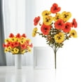 thumbnail image 5 of Decorative Faux Pansy,Table Centerpiece Pansy,Fake Flowers For Home,Pansy Floral Sprays,Office Decor Flowers,Artificial Floral Decor,Uv Protected Fake Flowers,Party Centerpiece Flowers, 5 of 6