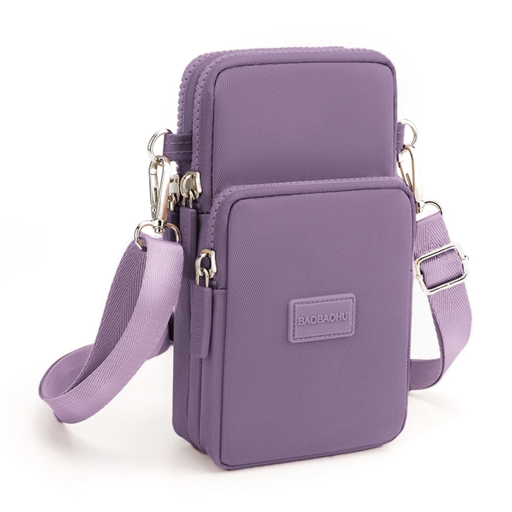 TSV Crossbody Cell Phone Bag, Waterproof Nylon Purse with