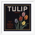 thumbnail image 2 of Art.com Tulip Brand - Porterville, California - Citrus Crate Label Art Print by Lantern Press, White Frame Wall Art, 38" x 38", 2 of 5