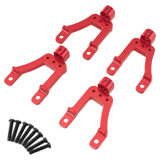 Milaget RC Car Front and Rear Shock Absorber Bracket 1/12 Professional for MN86 Red
