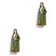 thumbnail image 2 of Bearachild Chubasquero para adultos de 150-185cm, impermeable, para acampar, protección ajustable, impermeable, plegable, impermeable, verde oscuro Verde oscuro 2piezas Bearachild CBP381701, 2 of 5