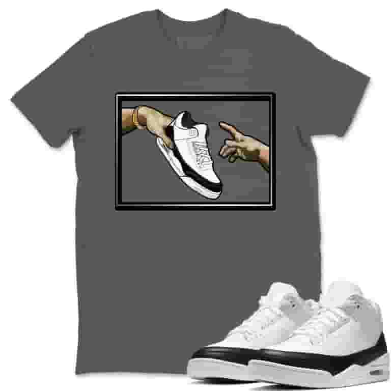 Adam's Creation T-Shirt Jordan Retro Fragment Sneakers Matching