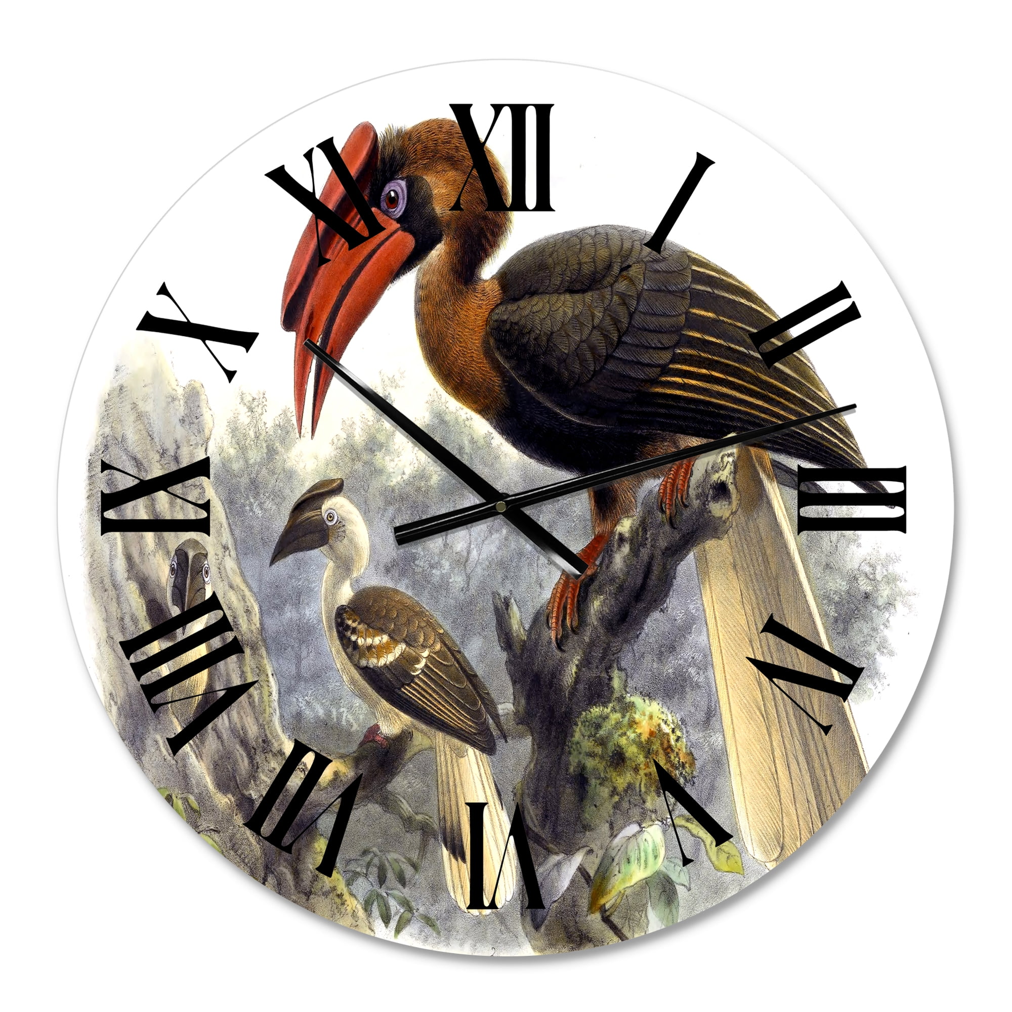 Designart 1 in Quartz Traditional Wall Clock