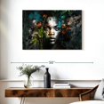 thumbnail image 3 of Elephant Stock Grunge African Charm Wall Art - Horizontal Canvas Wall Art - Living Room Wall Decor - People Canvas - Black And White Decor - 36" x 24", 3 of 8