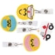 thumbnail image 5 of Suministros de oficina, 4 piezas, insignia de dibujos animados bordados, Clip para tarjeta de identificación, Clip de sellado, calidad de nivel superior, 5 of 9