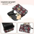 thumbnail image 4 of Pzuqiu Skull Rose Leather Crossbody Bags for Women Vintage Practical Women Leather Crossbody Bag with Chain Casual Lightness Trendy for Party and Special Occasions, 4 of 7