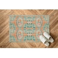 thumbnail image 5 of Orange Rugs, Colorful Rugs, Turquoise Rug, Vintage Style Rug, Turkish Rug, 3D Printeds Rug, Decorative Rug, Large Rug, Colorful Rug, 2.6'x4' - 80x120 cm, 5 of 8