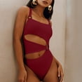 thumbnail image 2 of Aayomet Maillot de Bain pour Femmes Bikini Coloré (Rouge, m), 2 of 5