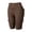 Coffee, variant on High Waist Cargo Biker Shorts For Women Summer Fall Tummy Control Athletic Workout Yoga Shorts, S-XXL