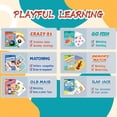 thumbnail image 5 of GSE Games & Sports Expert 6-in-1 Classic Kids Card Games Set: Go Fish, Old Maid, Crazy 8's, Memory Match, Slap Jack, Matching, 5 of 7