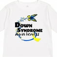 thumbnail image 4 of Inktastic Down Syndrome Awareness with Butterfly and Ribbon Boys or Girls Long Sleeve Toddler T-Shirt, 4 of 5