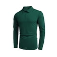 thumbnail image 5 of COOFANDY Men's 2 Piece Sweatsuits Quarter Zip Athletic Polo Tracksuit Casual Running Jogging Sport Suit Sets, 5 of 5