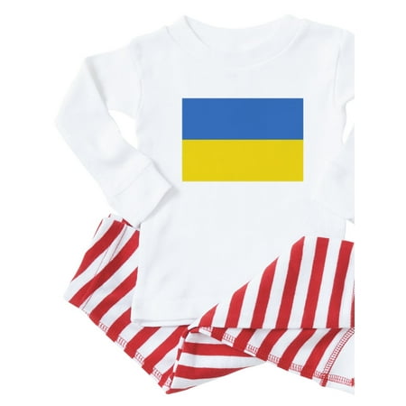 

CafePress - Ukraine Flag Pajamas - Toddler Long Sleeve Pajama set