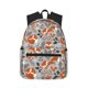thumbnail image 1 of Disketp Vintage Blue Fox Family A Mochila Ligera Clásica con Múltiples Bolsillos, Mochila Casual para Hombre y Mujer, Ideal para Escuela, Trabajo y Viajes, 1 of 6