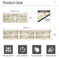 thumbnail image 3 of Yayeee Faucet Mat for Kitchen Sink 14.7" Diatomite Long Splash Guard Pad, Beige Wildflowers, 3 of 7